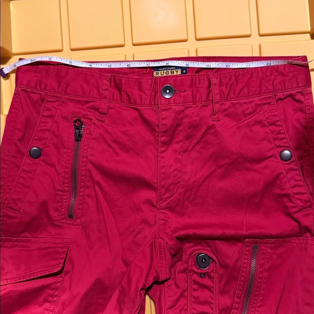 Vintage Ralph Lauren Rugby Slim Fit Utility Pants with Hardware y2k - Picture 10 of 11